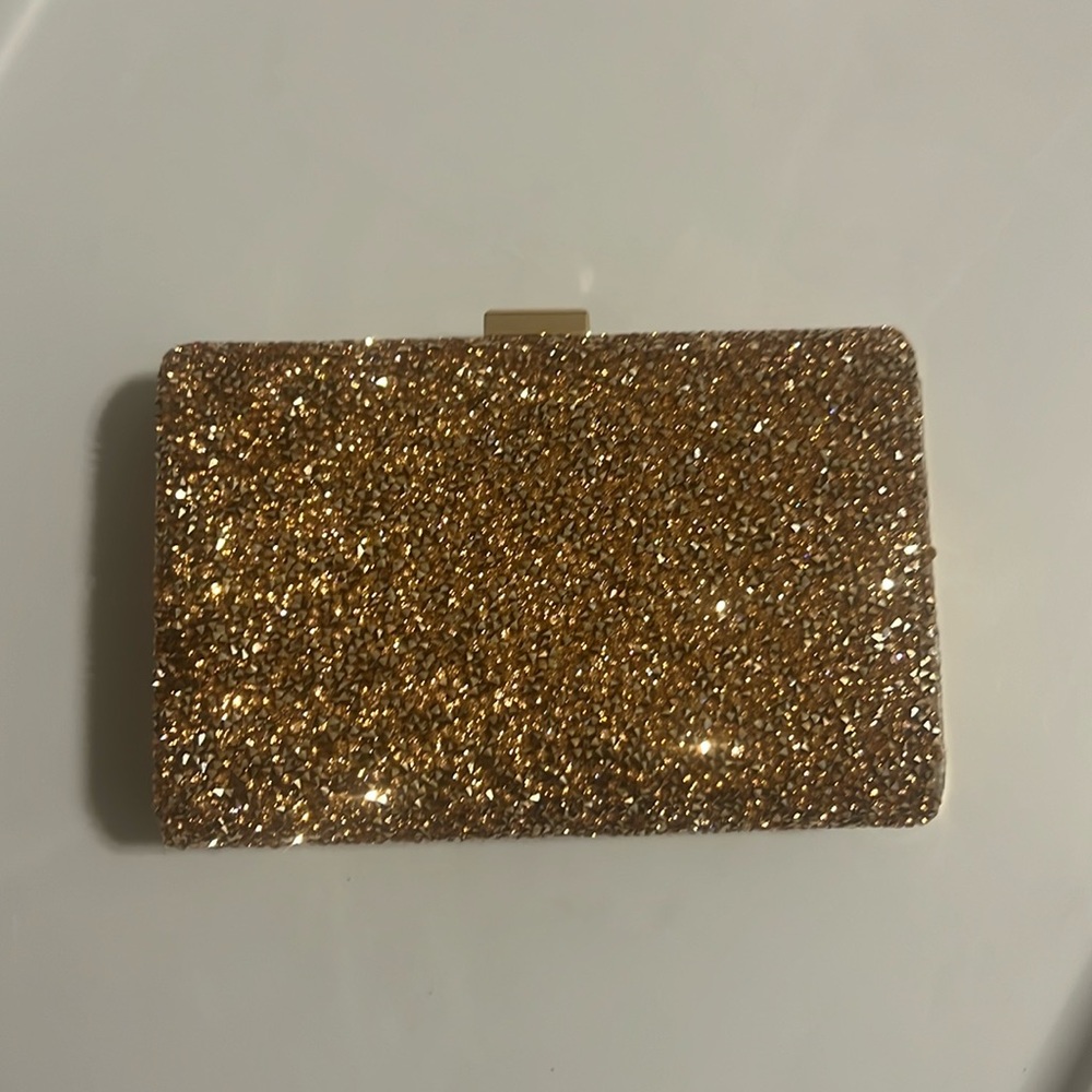 Gold Bling Clutch